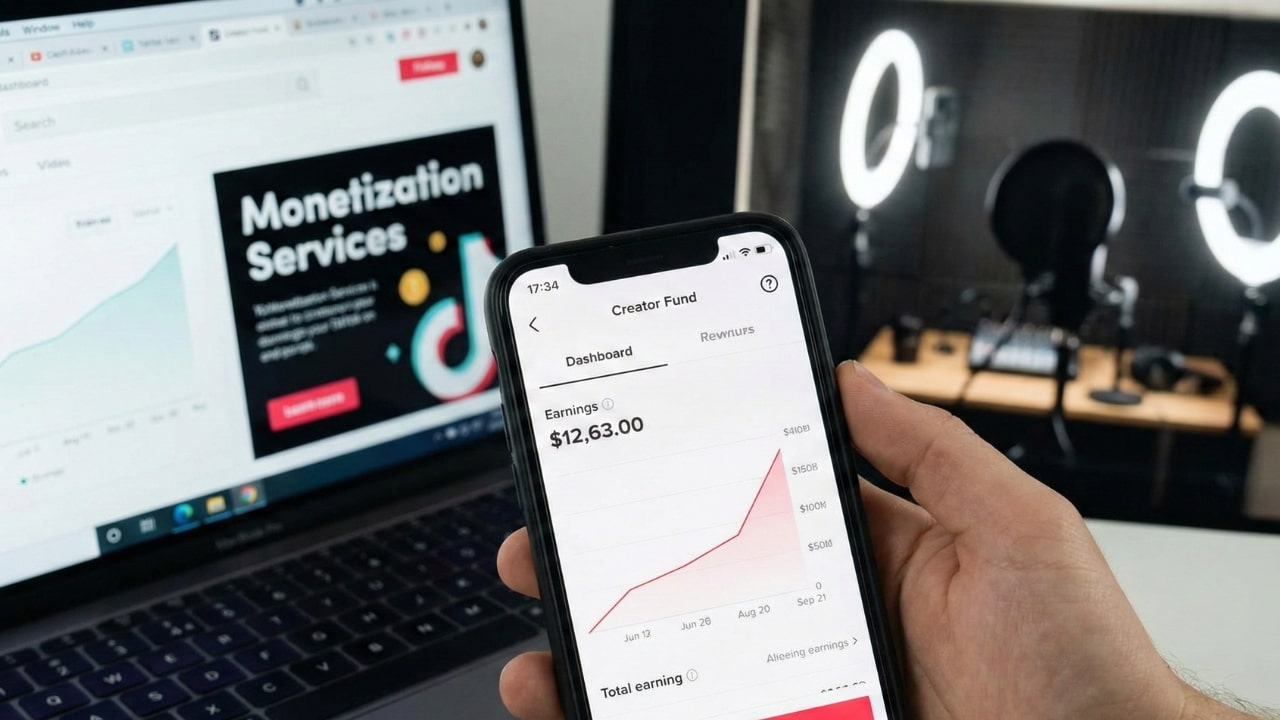 TikTok Monotization Service Image